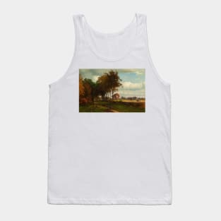 Landscape with Cattle by George Inness Tank Top